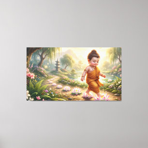 Baby Buddha Canvas Print