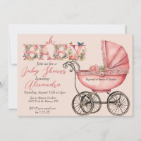 Baby Buggy Girl Baby Shower