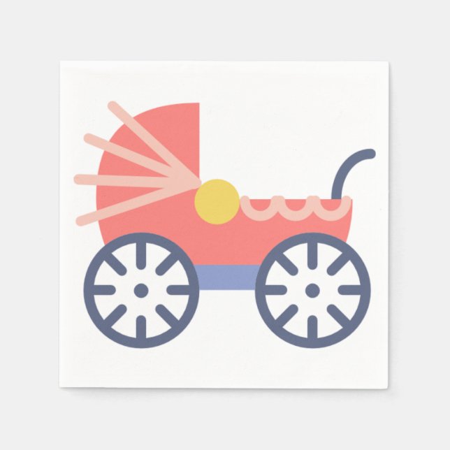 baby buggy napkin (Front)