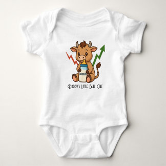 Baby Bull Calf Dividends Cute Trader Bodysuit