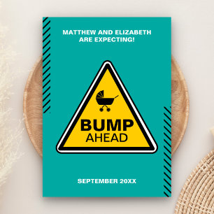 Baby Bump Caution Sign Pregnancy Announcement