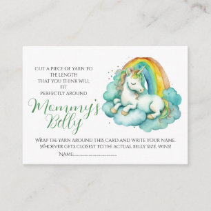 Baby Bump Game Guess Mum's Belly Size Unisex Enclosure Card