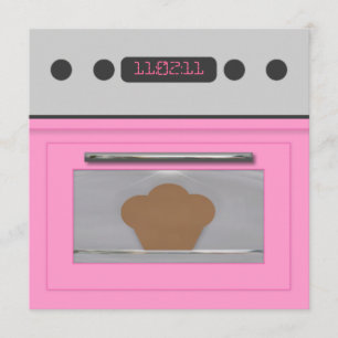 Baby Bun Recipe Invitation(light pink) Invitation