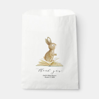 Baby Bunny and Book Favour Bags