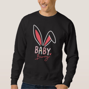 Baby Bunny Ears Heart Eggs Hunting Men Women Kids Sweatshirt