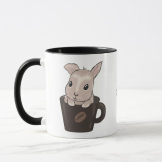 Baby bunny in mug