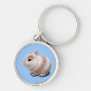 Baby Bunny Key Ring