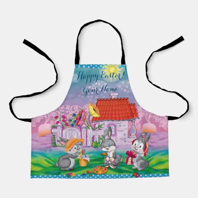 Baby Bunny little Apron (Front)