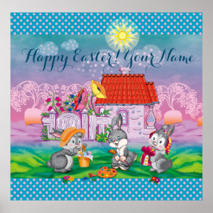 Baby Bunny little Poster