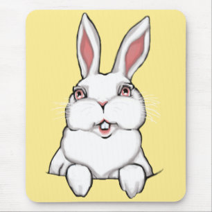 Baby Bunny Mousepad Festive Bunny Decorations