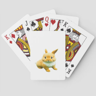 Baby Bunny Rabbit Jumping Jax Playing Cards