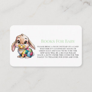 Baby Bunny Rabbit Sewn Patchwork Books For Baby Enclosure Card
