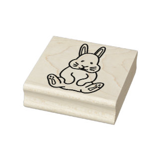 Baby Bunny Rubber Stamp