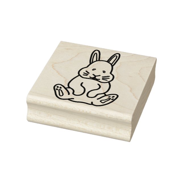 Baby Bunny Rubber Stamp (Stamp)