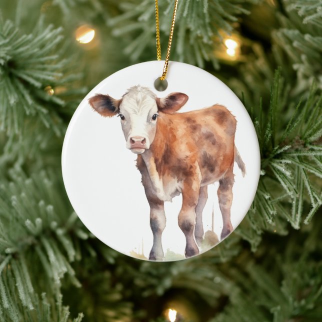 Baby Calf Ornament (Tree)