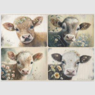Baby Calves Tissue Paper