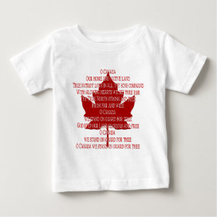 Baby Canada Anthem Shirt Souvenir Canada Tee