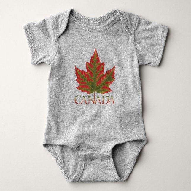 Baby Canada One-Piece Canada Bodysuit (Front)