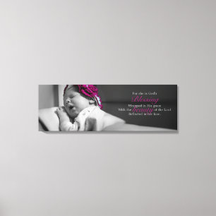 BABY CANVAS GODS BLESSING PRINT