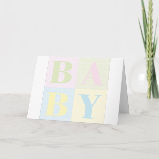 Baby Card (Front)