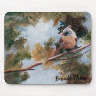 Baby Cardinal Mousepad