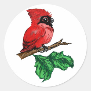 Baby Cardinal Stickers