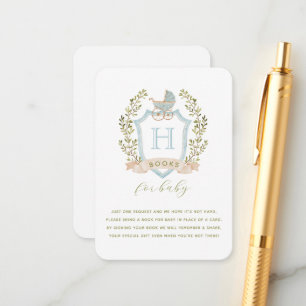 Baby Carriage Crest Books for Baby Enclosure Card