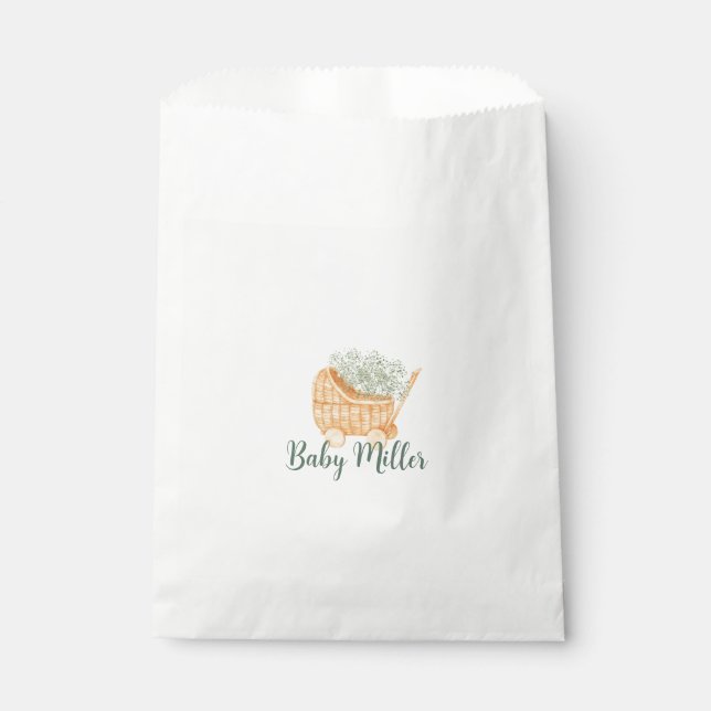 Baby Carriage Favour Bags (Front)