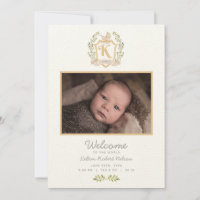 Baby Carriage Monogram K | Neutral Birth
