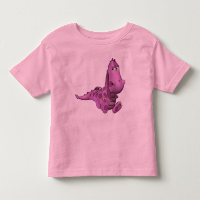 Baby Cartoon Dragons: Smoky Toddler T-Shirt (Front)