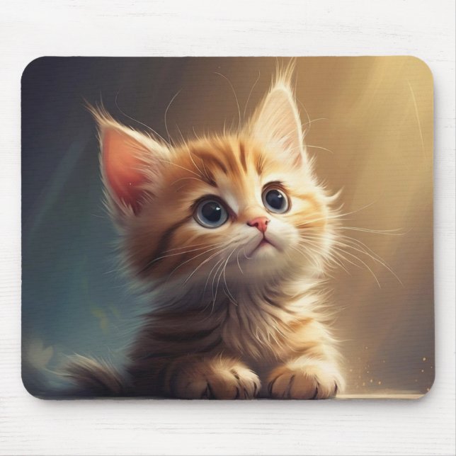 baby cat mouse pad (Front)