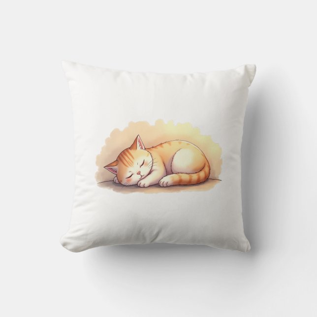 Baby Cat Sleeping Cushion (Front)