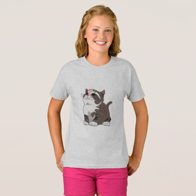 Baby Cat T-Shirt - Kitten (Front Full)