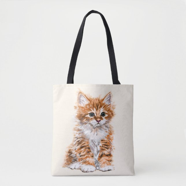 Baby Cat Tote Bag - Choose Colour (Front)