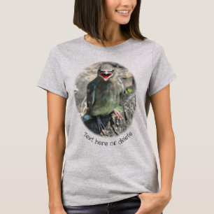 Baby Cedar Waxwing Bird Nature Personalized T-Shirt