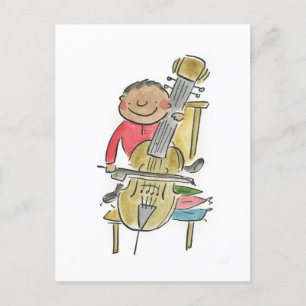 Baby Cello Postcard