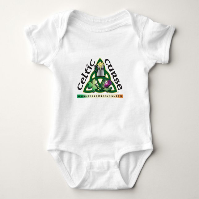 Baby Celtic Curse gear Baby Bodysuit (Front)