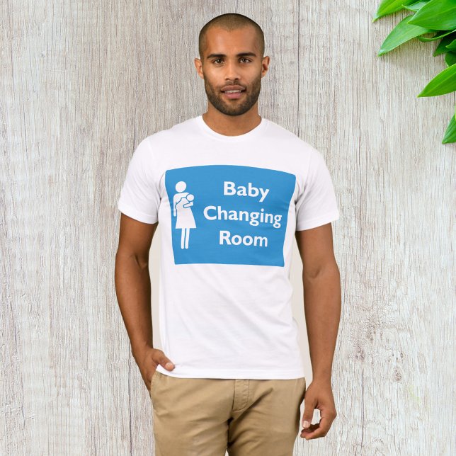 Baby Changing Room Sign with Parent and Infant  T-Shirt (Creator Uploaded)