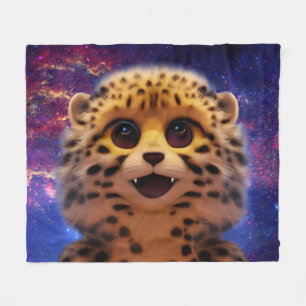 Baby Cheetah Fleece Blanket