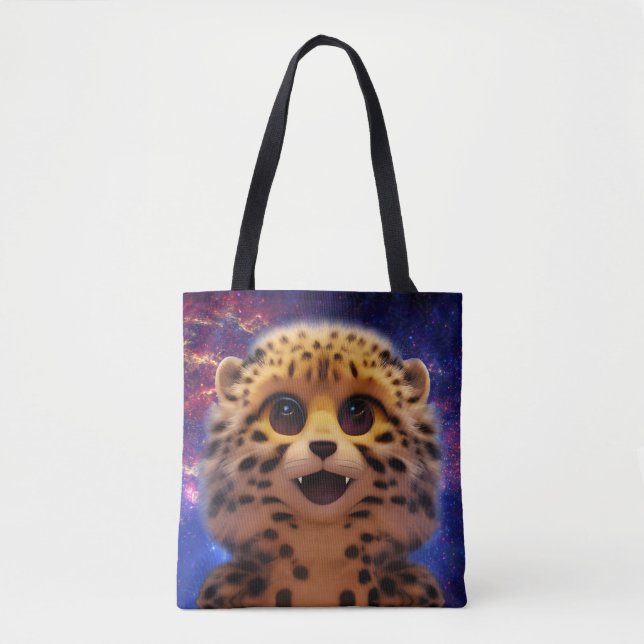 Baby Cheetah Tote Bag (Front)