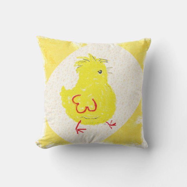 Baby Chick Chicks Farm Cushion (Front)