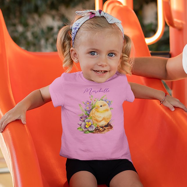 Baby Chick Girl Baby T-Shirt (Creator Uploaded)