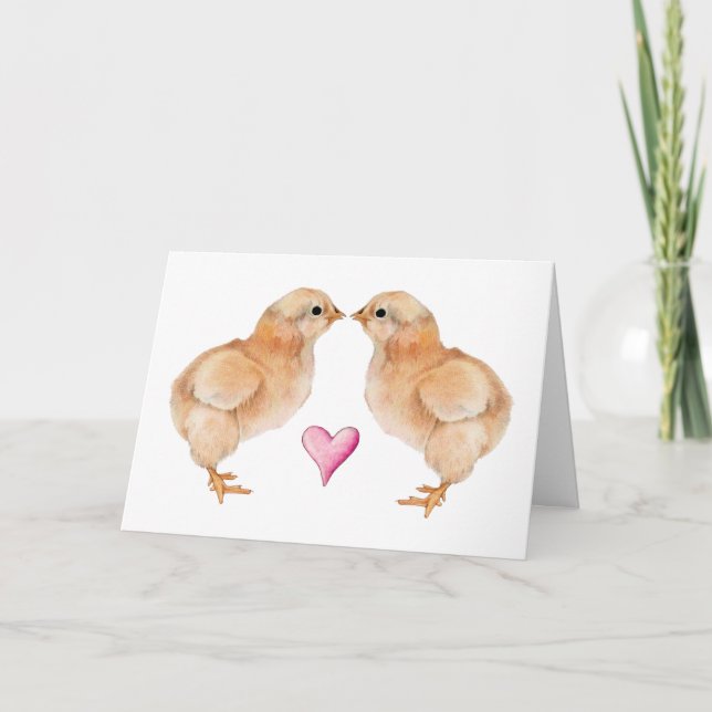 Baby Chick Love Card (Front)
