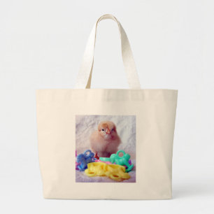 Baby Chick, Perfect For Baby Shower Large Tote Bag