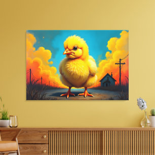 Baby Chicken Canvas Print
