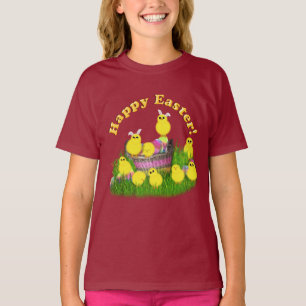 Baby Chicks Easter Basket T-Shirt