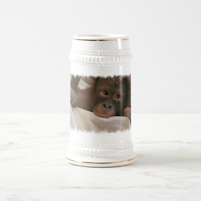 Baby Chimp Beer Stein (Center)