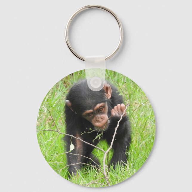 Baby Chimp Key Ring (Front)