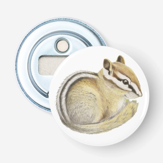 Baby Chipmunk Bottle Opener (Front)