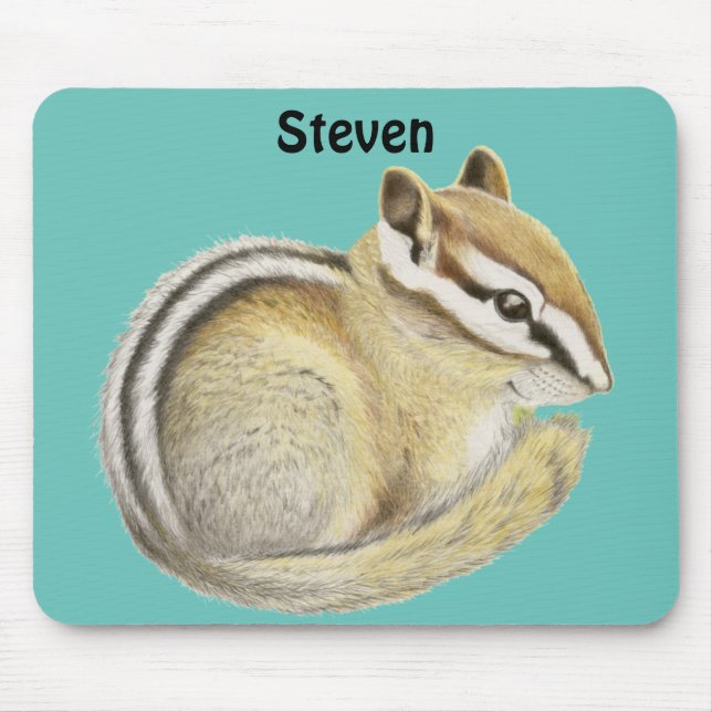 Baby Chipmunk Mouse Pad (Front)